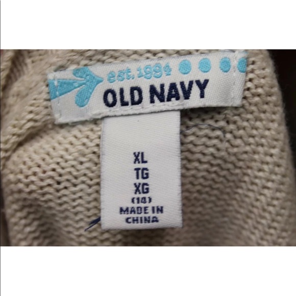 2/$20 Lot of 3 Ambercrombie Girl Cardigan Sweater L-XL, Old Navy Pullover - Picture 10 of 13